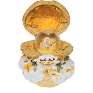 Charming Tails Dean Hriff Globe Nut Shell Trinket Box Mice‎ Nut 1994 Fall Autumn